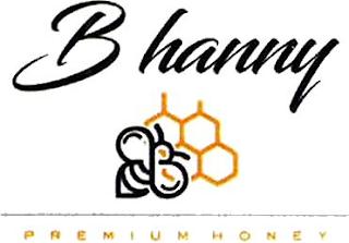 B HANNY PREMIUM HONEY logo