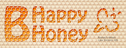 B HAPPY HONEY ROMAN'S APIARY LAKE STEVENS, WA logo