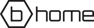 B HOME logo