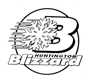 B HUNTINGTON BLIZZARD logo