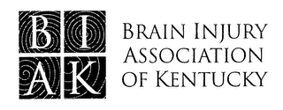 B I A K BRAIN INJURY ASSOCIATION OF KENTUCKY logo