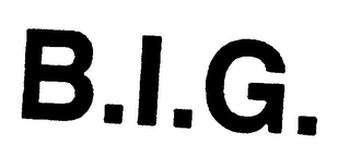 B. I. G. logo