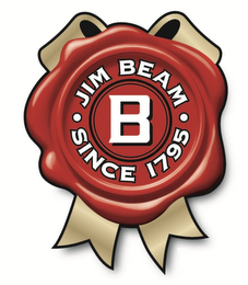 B JIM BEAM SINCE 1795 logo