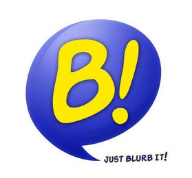 B! JUST BLURB IT! logo
