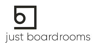 B JUST BOARDROOMS logo