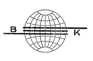 B K logo