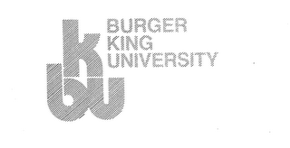 B K U  BURGER KING UNIVERSITY logo