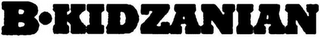 B KIDZANIAN logo