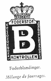 B L F FODERSTOF KONTROLLEN logo