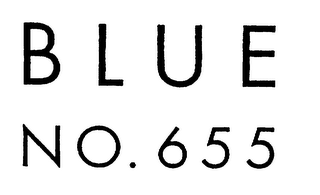 B L U E  N O .  6 5 5 logo