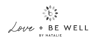 B LOVE + BE WELL BY NATALIE logo