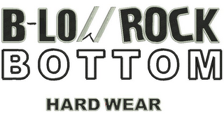 B-LOW ROCK BOTTOM HARDWEAR logo
