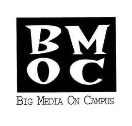 B M O C BIG MEDIA ON CAMPUS logo