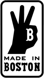 B MADE IN BOSTON logo