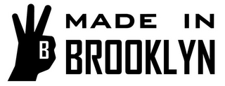 B MADE IN BROOKLYN logo