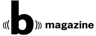 B MAGAZINE logo