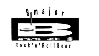 B MAJOR B MAJ ROCK 'N' ROLL GEAR logo