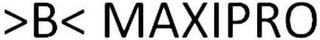 >B< MAXIPRO logo