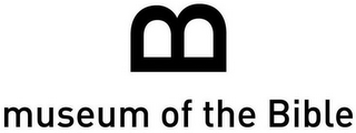 B MUSEUM OF THE BIBLE logo