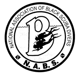 B N.A.B.S. NATIONAL ASSOCIATION OF BLACK SCUBA DIVERS logo