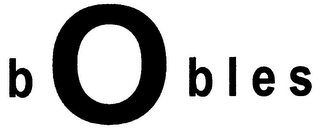 B O BLES logo