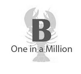 B ONE IN A MILLION logo