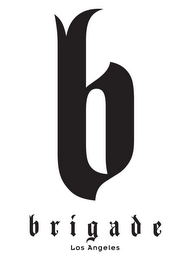 B OVER BRIGADE LOS ANGELES logo