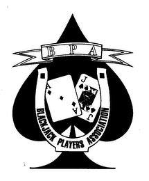 B P A BLACKJACK PLAYERS ASSOCIATION A J logo