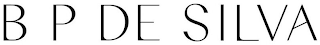 B P DE SILVA logo