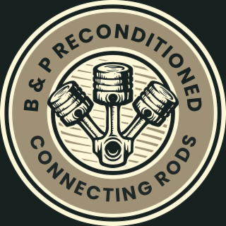 B & P RECONDITIONED CONNECTING RODS logo