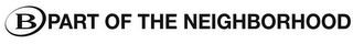 B PART OF THE NEIGHBORHOOD logo