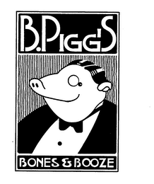 B. PIGG'S BONES & BOOZE logo