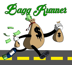 B R BAGG RUNNER $$$ logo