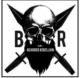 B R BEARDED REBELLION logo