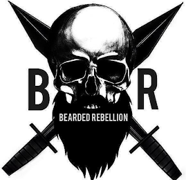 B R BEARDED REBELLION logo