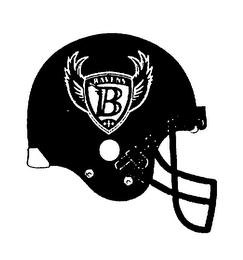 B RAVENS logo