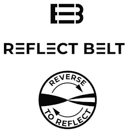 B REFLECT BELT REVERSE TO REFLECT logo