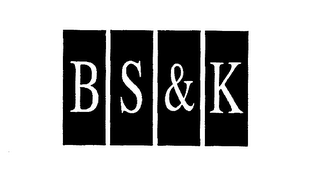 B S & K logo