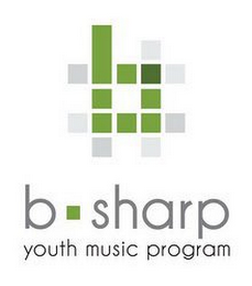 B SHARP YOUTH MUSIC PROGRAM logo