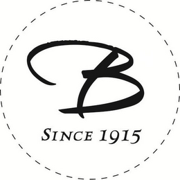 B SINCE 1915 logo
