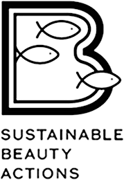 B SUSTAINABLE BEAUTY ACTIONS logo