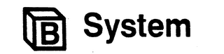B SYSTEM logo