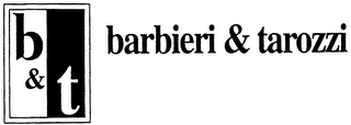 B & T BARBIERI & TAROZZI logo