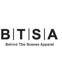 B T S A BEHIND THE SCENES APPAREL logo