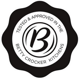B TESTED & APPROVED IN THE BETTY CROCKER KITCHENS logo