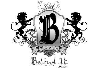 B  THE ART OF LUXURY  BEHIND IT MAGAZINE logo