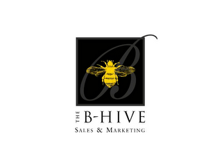 B THE B-HIVE SALES & MARKETING logo
