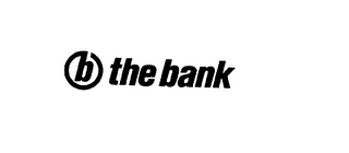 B THE BANK logo