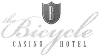 B THE BICYCLE CASINO HOTEL logo