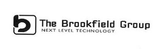 B THE BROOKFIELD GROUP NEXT LEVEL TECHNOLOGY logo